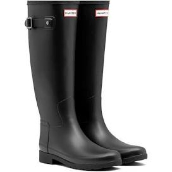 Size 10 Original Tall Black Hunter Boots - Picture 1 of 4